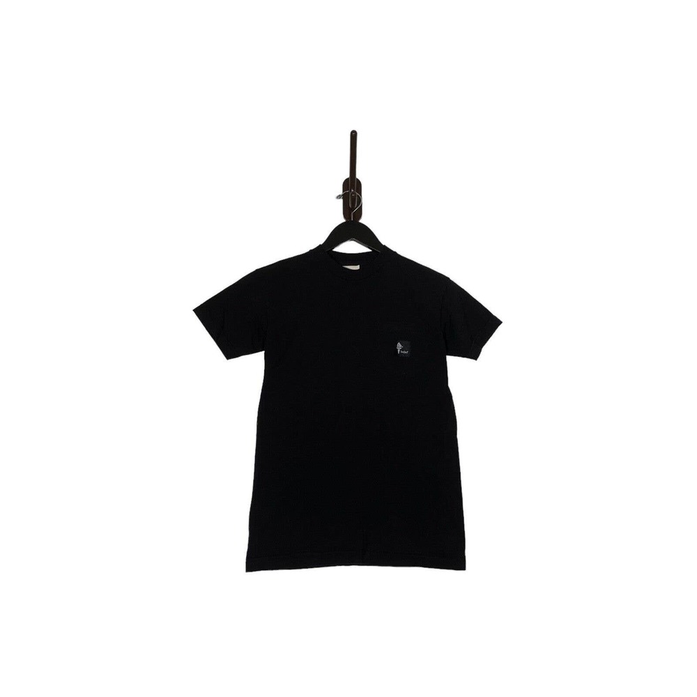 Belief NYC Short Sleeve Pocket Tee T-Shirt Base Layer Basics Patch Logo S Small